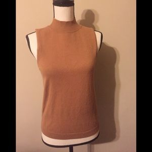 Anthropologie Mock Neck Sleeveless Sweater Size S